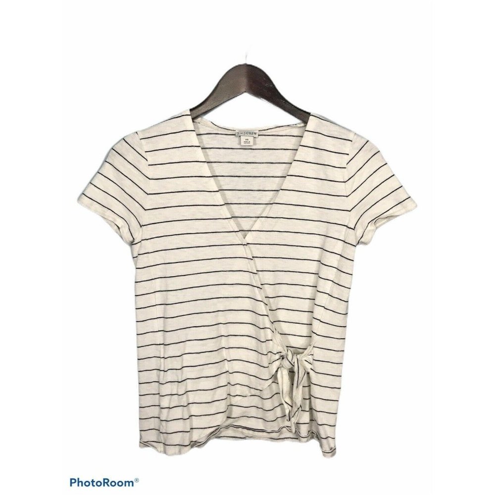 J. by J.Crew Women's Faux Wrap Top XS Extra Small